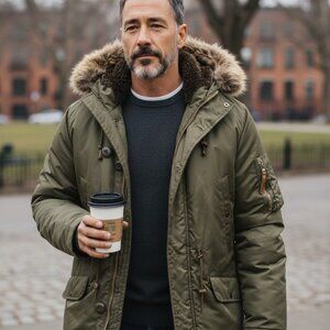 Classic vintage winter parka from Sears The Men’s Store Quality Outerwear line,